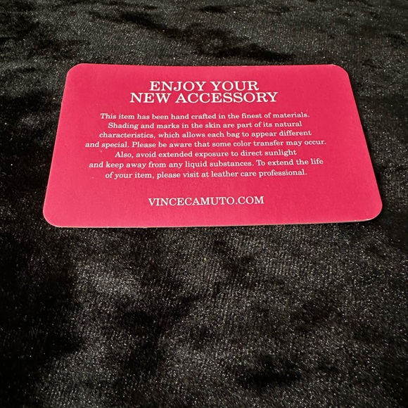 VINCE CAMUTO Evona Leather Tote In Dark Mahogany Smooth Nappa - Picture 9 of 13